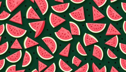 watermelon seamless pattern