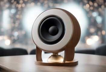 sphere speakers form olated speaker three dimensional music icon black nightclub sound loud stereo concept abstract background stack design modern globe closeup isolated club many