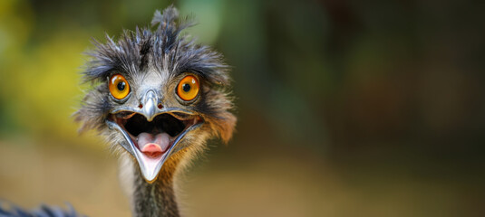 Close Emu With Its