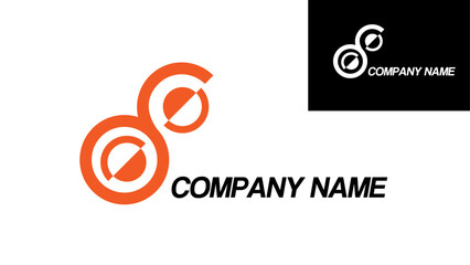 Creative logo, 8 logo icon, ring logo symbol