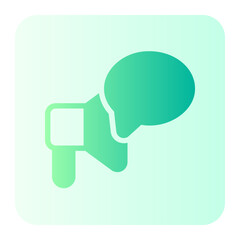 marketing automation gradient icon