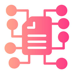 creativity gradient icon