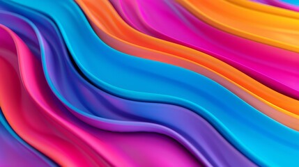 abstract colorful wavy lines - vibrant 3d gradient background for website, poster, and design projects.