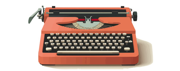 Vintage ice cream parlor with pastel-colored decor. Vector flat minimalistic isolated illustration.