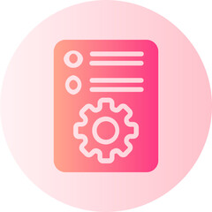 planning gradient icon