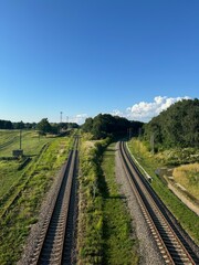 railway in the countryside