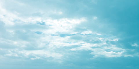 Obraz premium sunlight blue sky winter morning love deep clouds effect art paint cover page banner template use pattern lovely image surface splashed storm specific effect on the backdrops cumulus atmosphere.