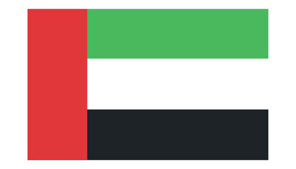 Obraz premium United Arab Emirates Flag 