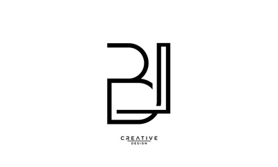 BI, IB, B, I, Abstract Letters Logo Monogram