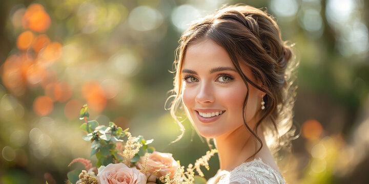 Wedding moment  , The bride and groom kiss on their wedding day amidst love and happiness. A beautiful moment of romantic relationship.