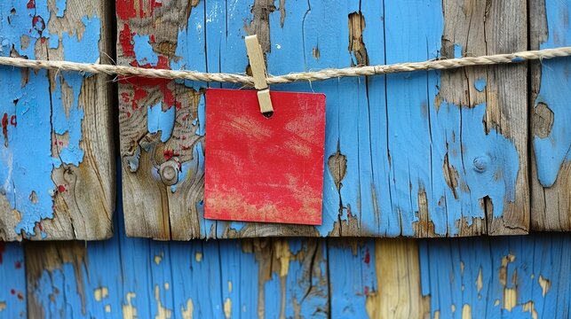 Maqueta de una nota en blanco con espacio para texto. 