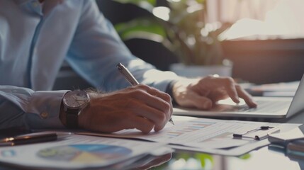 Financial accountant planner meeting business cousultation introduction