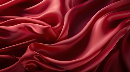 Obraz premium red silk background HD 8K wallpaper Stock Photographic Image 
