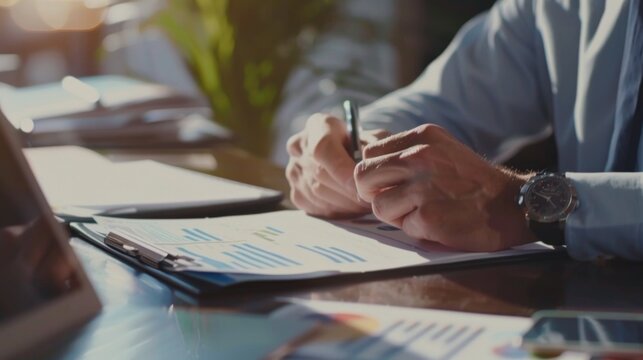 Financial accountant planner meeting business cousultation introduction