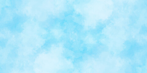 Fototapeta premium Blue sky with cloud .Beautiful blue sky with white clouds .bright cloud cover in the sun calm clear winter air background .gradient light white background. 