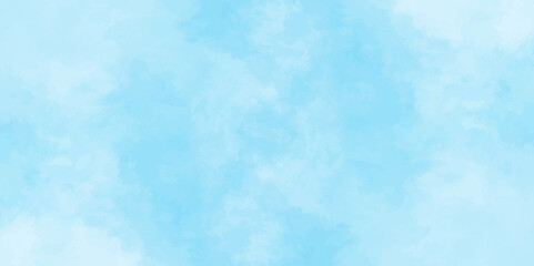 Blue sky with cloud .Beautiful blue sky with white clouds .bright cloud cover in the sun calm clear winter air background .gradient light white background.	