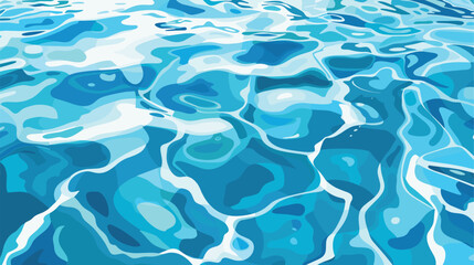 Ripples and water waves, sea surface. Vector natural background, banner.