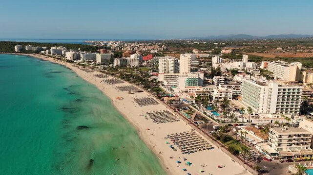 Picturesque Cala Millor from Above, Mallorca