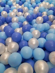 blue spheres background