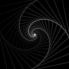 spiral black bacground pattern