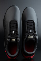 Pair of leather sport shoes