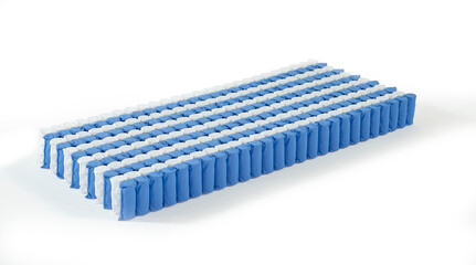 Box spring mattress studio photo