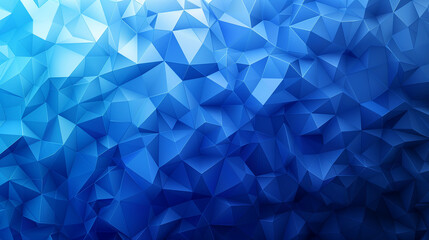 A vibrant and gradient-filled geometric background. It consists of numerous triangular shapes, varying in size and orientation, forming a mosaic pattern