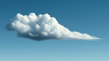 Wispy clouds against a blue sky, perfect for minimalistic sky backgrounds and peaceful nature scenes. Illustrater Image, Shiny, bright, beautiful , Minimalism,