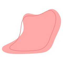 Abstract Pink Blob Shapes Element