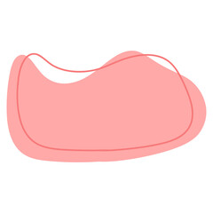 Abstract Colorful Blob Shapes Element
