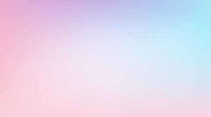 Blurred pastel gradient background with soft light blue and pink colors, vector illustration