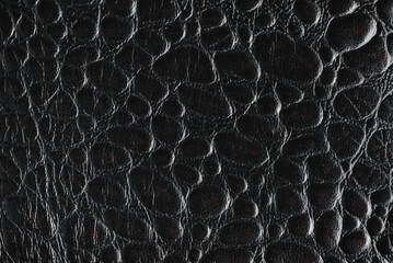 black leather texture, pattern, abstract background, macro photo