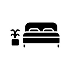Bed icon template