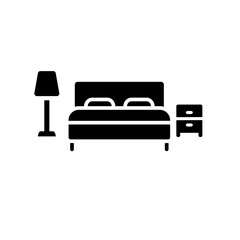 Bed icon template
