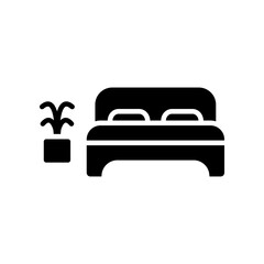 Bed icon template