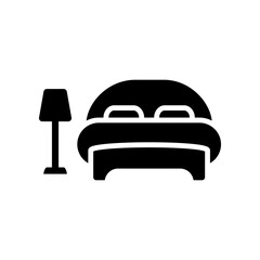 Bed icon template