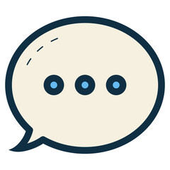 chat speech bubble icon