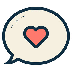 love talk icon