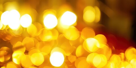 Fototapeta premium Abstract Golden Bokeh Background