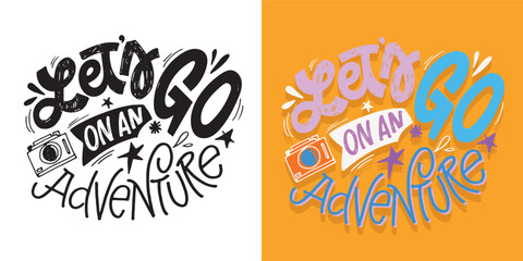 Fototapeta premium Cute hand drawn doodle lettering quote. Lettering for t-shirt design, mug print, bag print, clothes fashion. 100% hand drawn vector image.