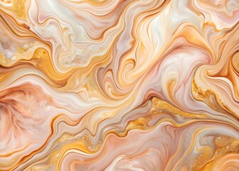 Obraz premium Abstract Marble Texture, orange, and Gold Colors - Luxurious Background Design Element