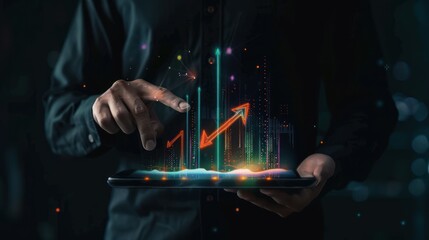 person holding digital tablet