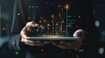 digital tablet pc with globe