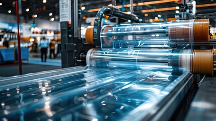 Automatic plastic bag making machine, recycling, production, industry, automatic technology equipment.