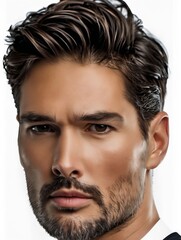 Obraz premium A man with a beard and a suit.