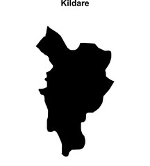 Kildare outline map