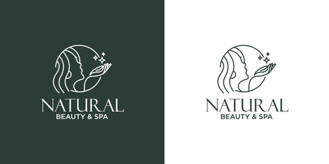 women beauty logo design inspiration for salon spa skin care and product beauty