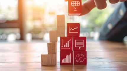 red shopping cart with sale sign