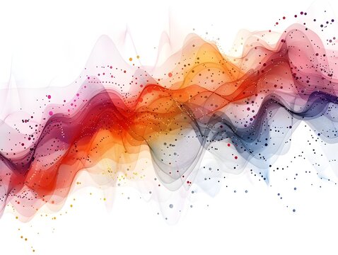 Colorful Scatter Plot Visualization Highlighting Economic Growth and Unemployment Trends