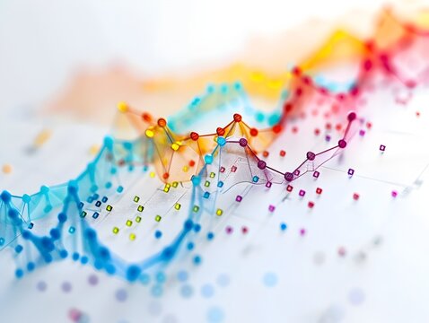 Scatter Plot Visualizing Economic Growth and Unemployment Trends